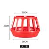 Chicken Feeder Opening Poultry Feeding Trough for Feed Durable Food Container for Chickens and Poultry