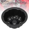 4Pcs 4in Mini Flan Mold Round Nonstick Baking Pan Carbon Steel Pudding Pumpkin Cake Mold for Home Bakery Baking Tools