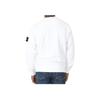 STONE ISLAND Logo Patch Pullover Sweatshirt Men Sweatshirt White 771562020-V0001
