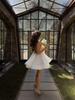 Popular spring new European and American sexy babes pure desire suspender V-neck halter dress