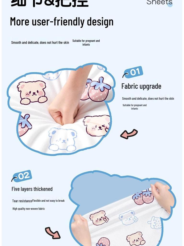 Extra Large Thick Disposable Hotel Bedding Set: Duvet Cover, Pillowcase, Bath Towel & Dirt-Isolating Bed Sheet.