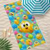 Cartoon Where's Chicky Towel Microfiber Beach Towel Quick Dry Absorbent Soft for Swimming Yoga Resort Travel Camping