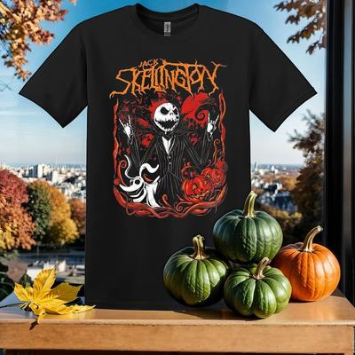 Nightmare Halloween Jack T-Shirt T-Shirt Herren Damen Unisex T-Shirt SY549