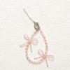 Crystal Bow Beaded Phone Wrist Strap Chain