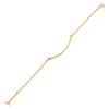 Tiffany & Co T T Smile Diamondbracelet 18K Yellow Gold/diamond Array