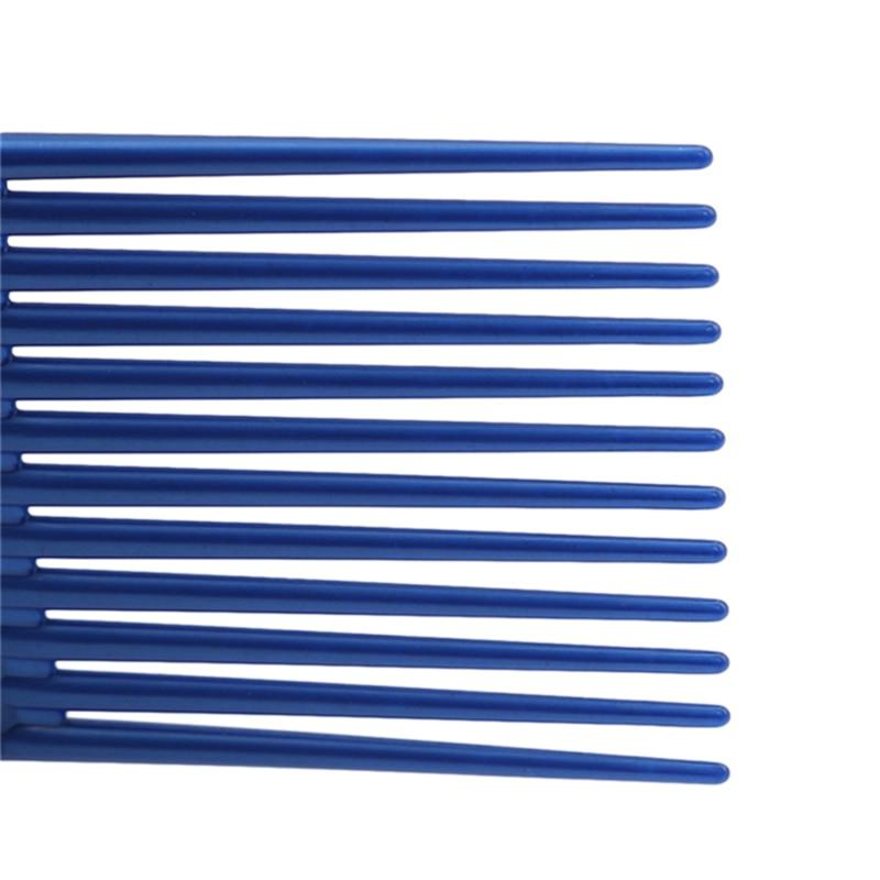 1Pc Wide Teeth Brush Pick Comb Fork Hairbrush Insert Hair Pick Comb Plastic Gear Comb for Curly Hair Styling Tools
