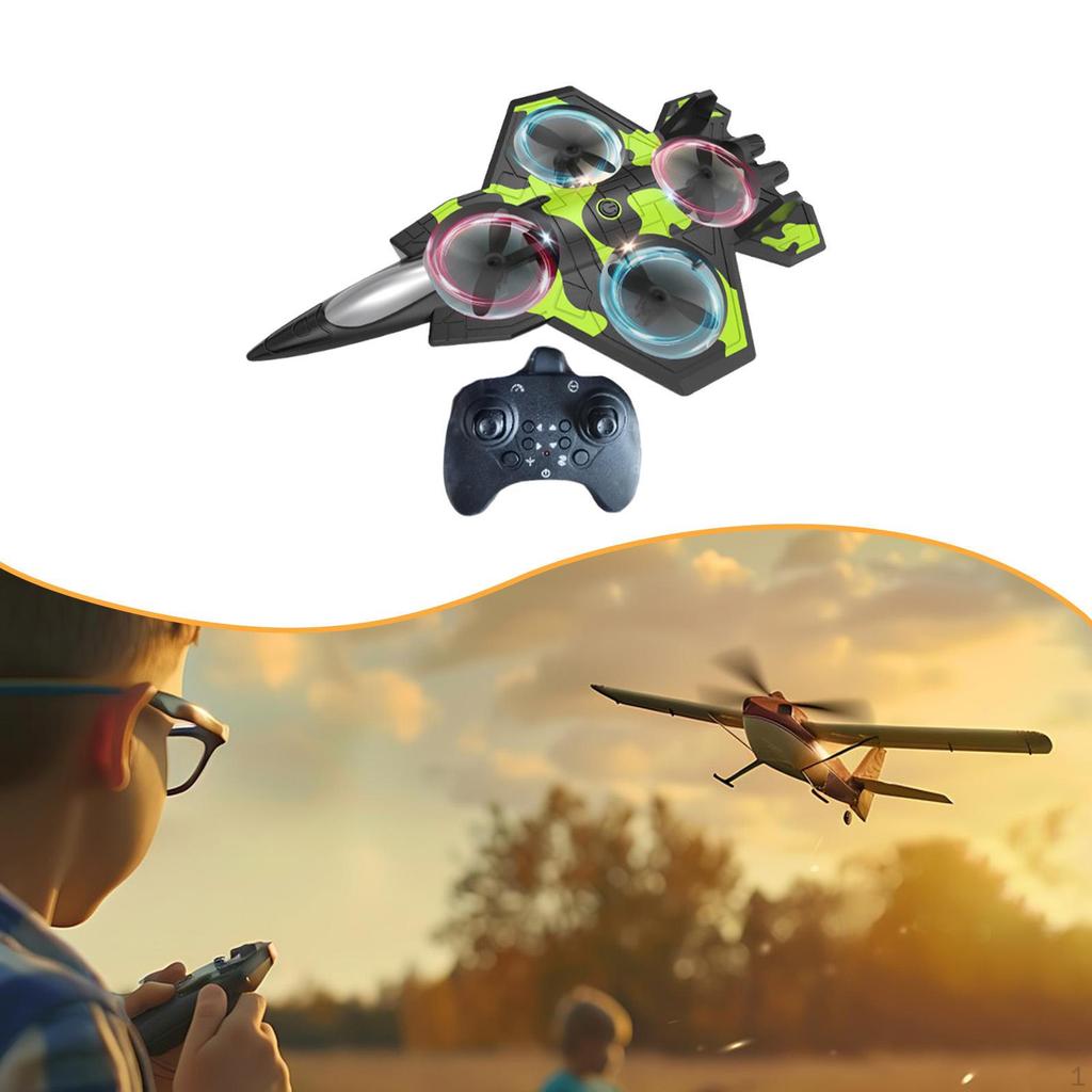 RC Aircraft Hobby Glider Stylish Easy to Control Powerful Motor Plane Jet Fighter for Ages 14+