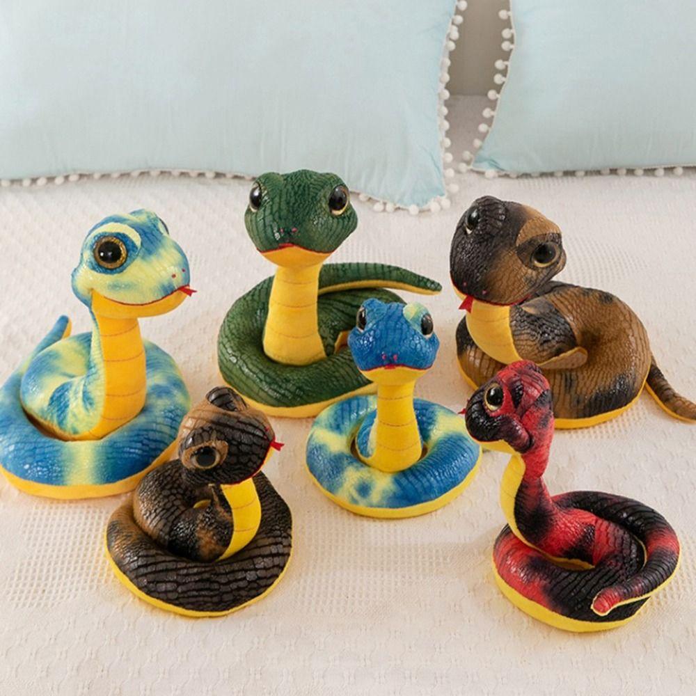 Good Luck Snake Year Plush Toy Happy New Year Lucky Snake Doll Plushies  Spring Festival