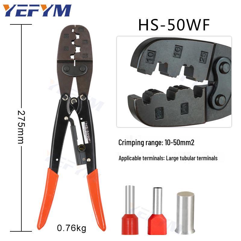 Multipurpose Needle-Shaped Crimping Pliers for 10-150 Mm² Terminals