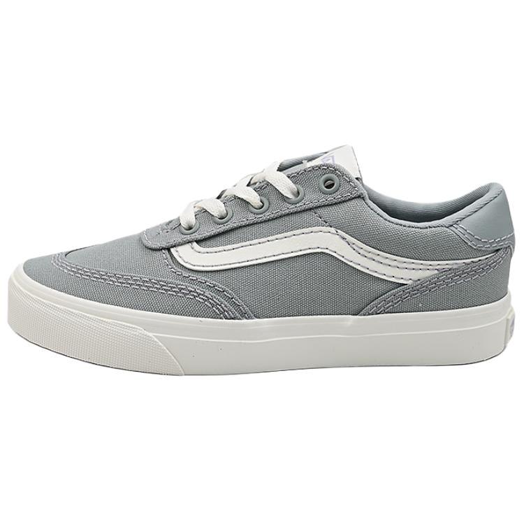 Vans Brooklyn Ls Trendy Versatile Low-Top Skate Shoes Women sneaker Gray VN000D7UTTN