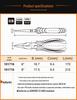 Aiwobor Two-Tone Handle Needle-Nose Pliers