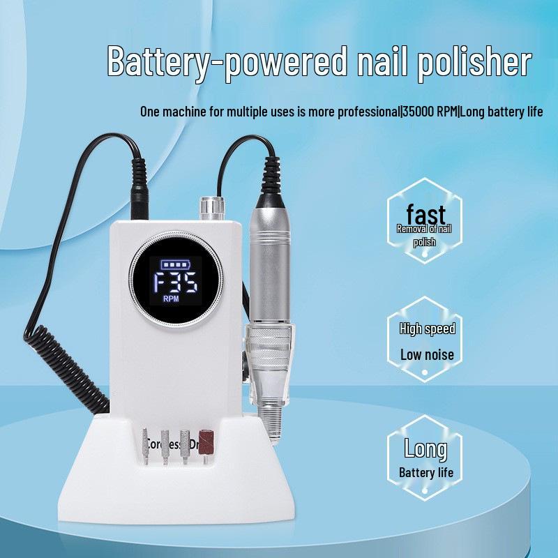 

Rechargeable Professional SY-902 Portable Nail Grinder, 35,000 RPM