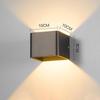Outdoor Waterproof Wall Lamp Square Lamp Indoor Bedroom Living Room Wall Lights Outdoor Courtyard Porch Lamp Fixture lIGHTING