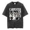 Sabrina Carpenter Short N' Sweet Tour Vintage Washed T Shirts Fans Gift Men Women Clothing Fashion Aesthetic T-shirts