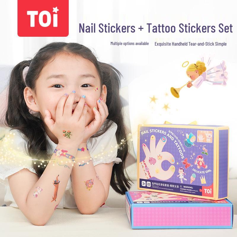 

TOI Cartoon Nail and Tattoo Stickers for Kids