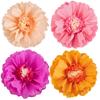 4 Stück Papierblumenbälle 50 cm Seidenpapierbälle für Hochzeitskulissen Dekoration Brautpartys Geburtstagsfeier