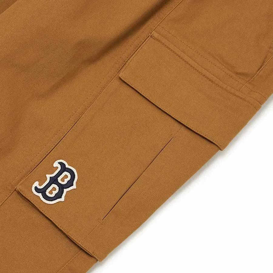 New MLB Boston Red Sox FW22 Cargo Pants Men's Brown 3LWPB0324-43BGD