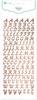 Decorative Stickers Alphabet Uppercase Letters 118 pcs