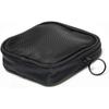 New Square Black Nylon Transparent Mesh Cosmetic Bag Makeup Organizer Portable Data Cable Earphone Coin Charger Storage Pouch