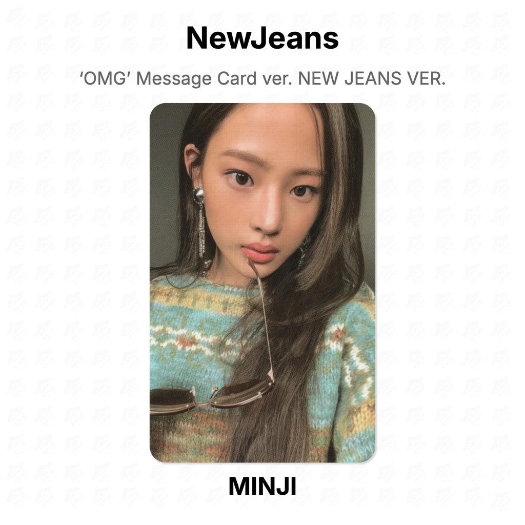 NewJeans ‘OMG’ Message Card Ver. NEW JEANS VER. Official Photocard
