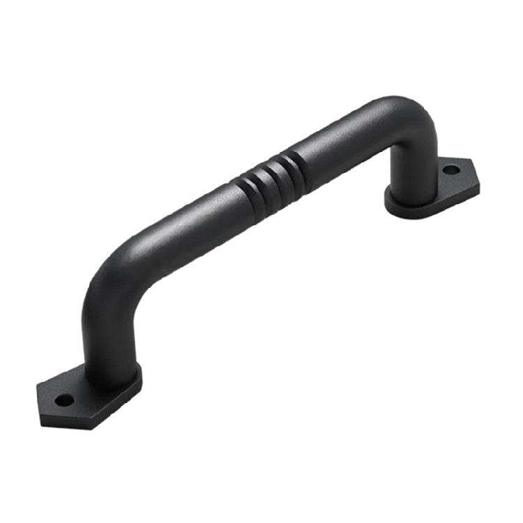 

Commercial Residential Vintage Carbon Steel Door Handle Rustproof Construction Quick East Setups Assembly Daily Use 1