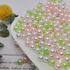 150Pcs Floating  Beads No Hole Floating Highlight Eye-catching Round Beads Vase Filler Faux Pearl Home Supply
