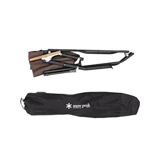 Snow Peak Low Chair 30 Short Compact Backrest Comfortable Camping Climbing Outdoor Disaster Preparedness Gray LV-093GY