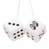 MOON Fuzzy Dice White (MG878WH)