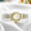 High-Value Retro Roman Dial Casual Quartz Waterproof Steel Belt Watch