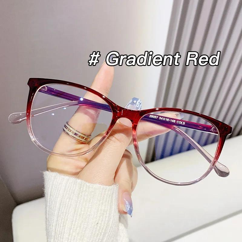 New Fashion Glasses for Women Retro Transparent Glasses Anti Blue Light Eyeglass Frame Luxury  Design