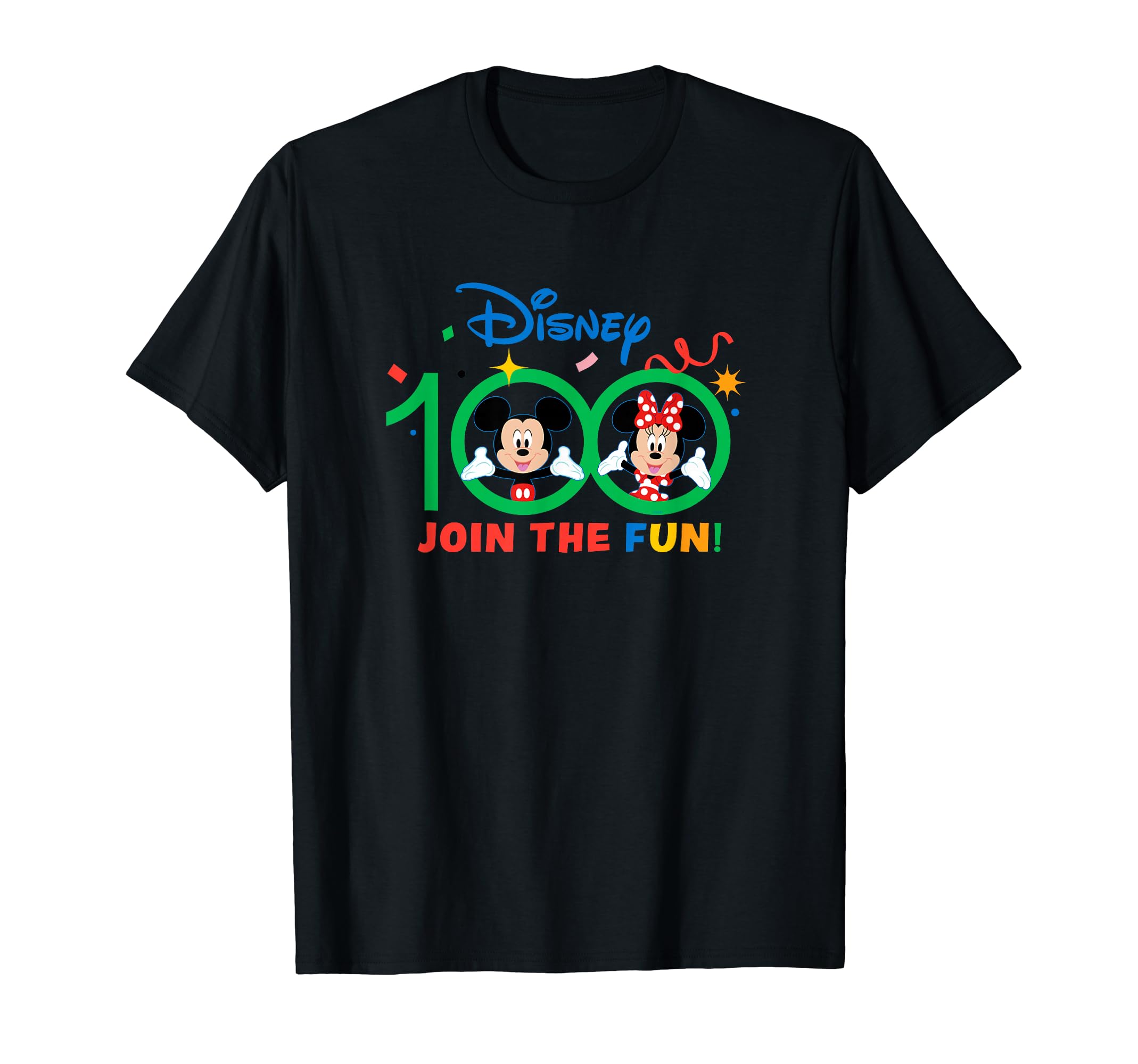 

Disney 100th Anniversary Short Sleeve Mickey and Minnie Join in the Fun D100 T-Shirt