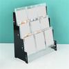 Acrylic 3 Tiers Trading Card Display Stand Clear Graded Card Holder for Collectors Space Saving Sports Memorabilia Rack