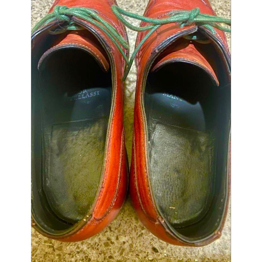 Used Stallmanterassi M1025 Dress Shoes Red-Brown