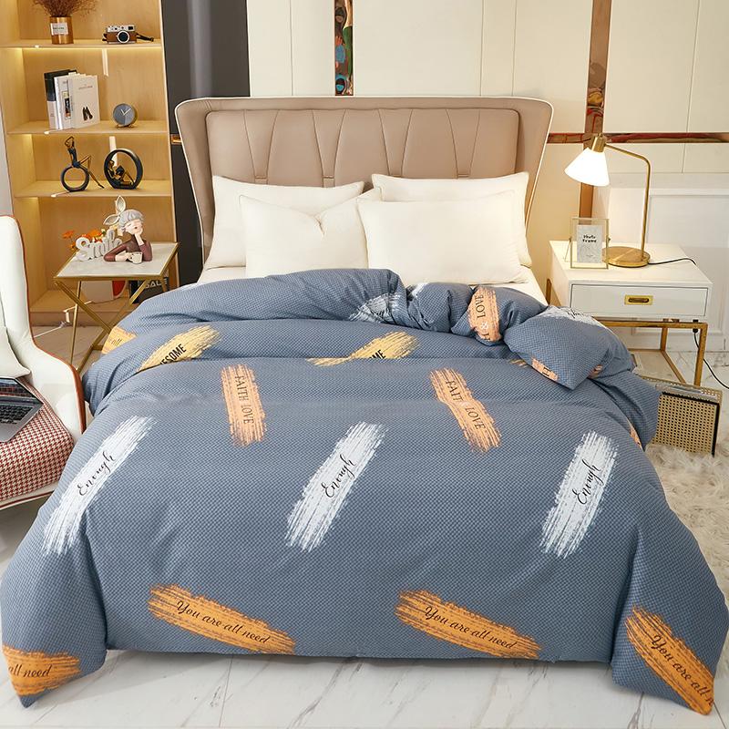 1Pc Boho Geometric Pattern 100% Cotton Duvet Cover Thicken Quilt Cover with Zipper Soft Comfortable Bedding for Kids Boys Girls
