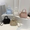 Bolsa de Cubo de Agua Portátil Simple con Apariencia Moderna y Elegante, Bolso Cruzado de Hombro Único para Mujer