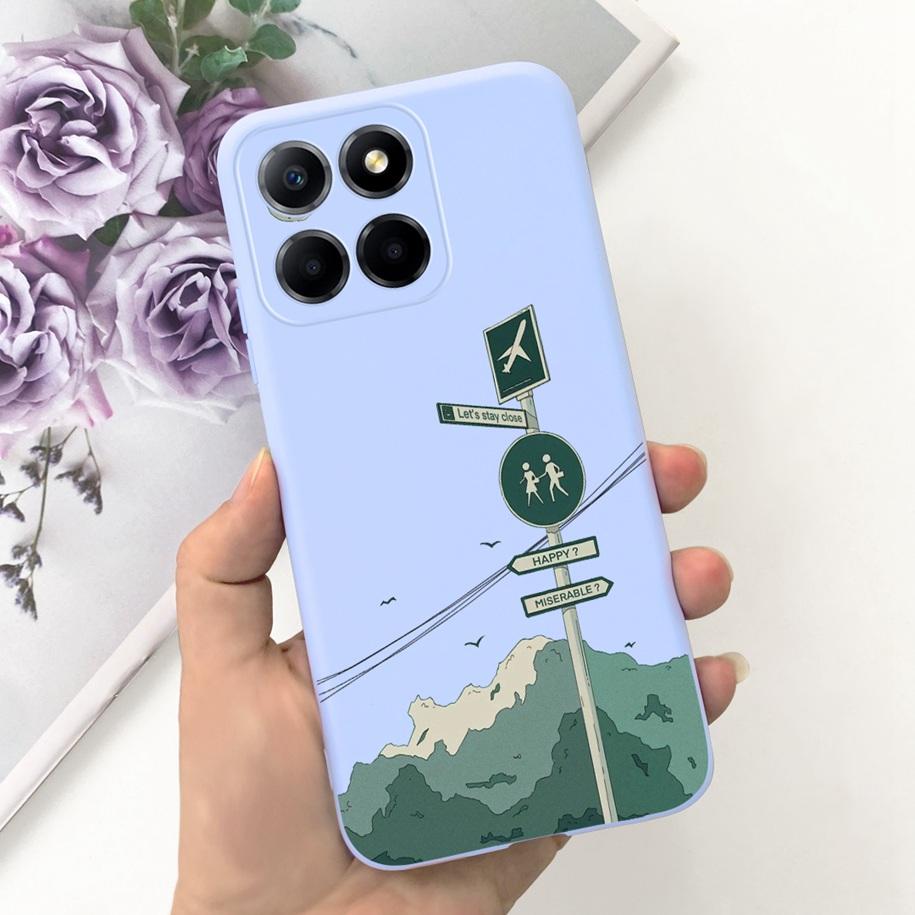 For Cover Honor X8 Phone Case TFY-LX1 TFY-LX2 TFY-LX3 Bumper Popular Flower Cats Soft Cover For Honor 70 Lite X6 X6s X8 5G Funda