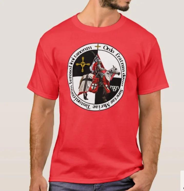 Bursting Knight with The Insignia Teutonicus Order TShirt Summer Cotton Short Sleeve ONeck Unisexs T Shirt New S3XL