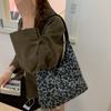 New Leopard Print Furry Top Handle  Bag Comfortable and Versatile Texture Shoulder Bag Women Large Capacity Simple Storage Bags