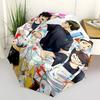 1pc Outdoor Umbrella with Anime Characters, Automatic Opening/Closing, Portable 3-Fold Design, 8-Rib Iron Frame - Perfect Gift for Fans, Traveler
