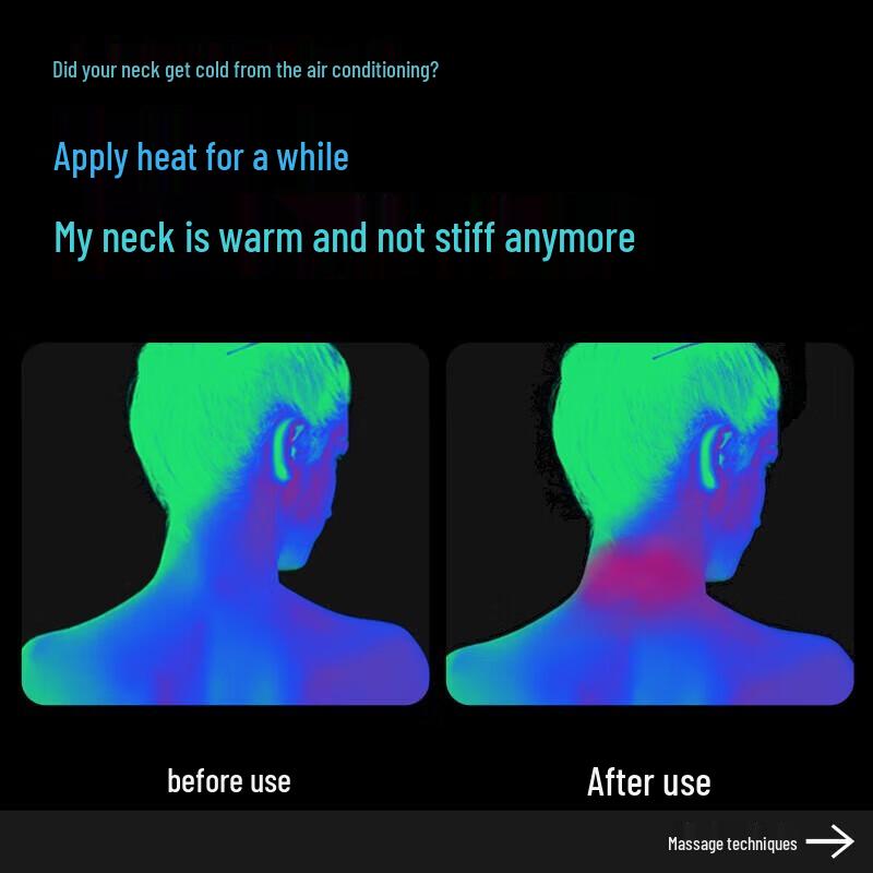 SKG K3 Smart Neck Massager with Heat and Pulse CN plug (adapter included)