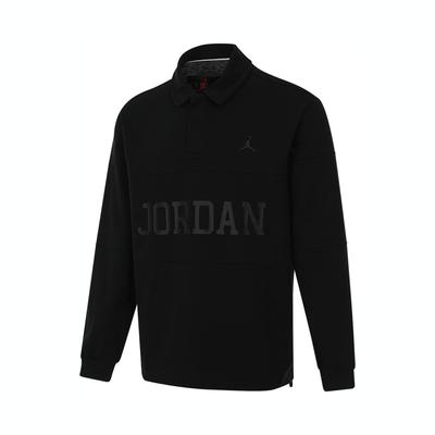 Logo Outdoor Casual Sports Pullover Felpa a Maniche Lunghe Uomo felpa Nero FV7262-010