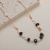 Original Design S925 Sterling Silver Natural Crystal And Pearl Colored Treasure Bracelet Women'S Trend Handmade Beaded Earrings