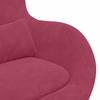 Egg Chair Burgundy Velvet
