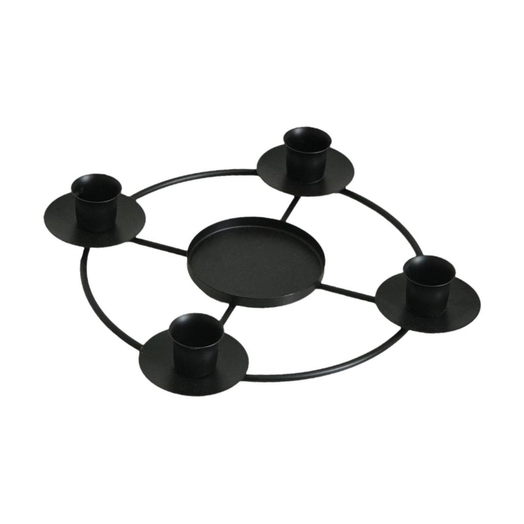 Romantic Dinner Candle Cup European Iron Candlestick Elegant Centerpiece Candle Holder for Party and Weddings