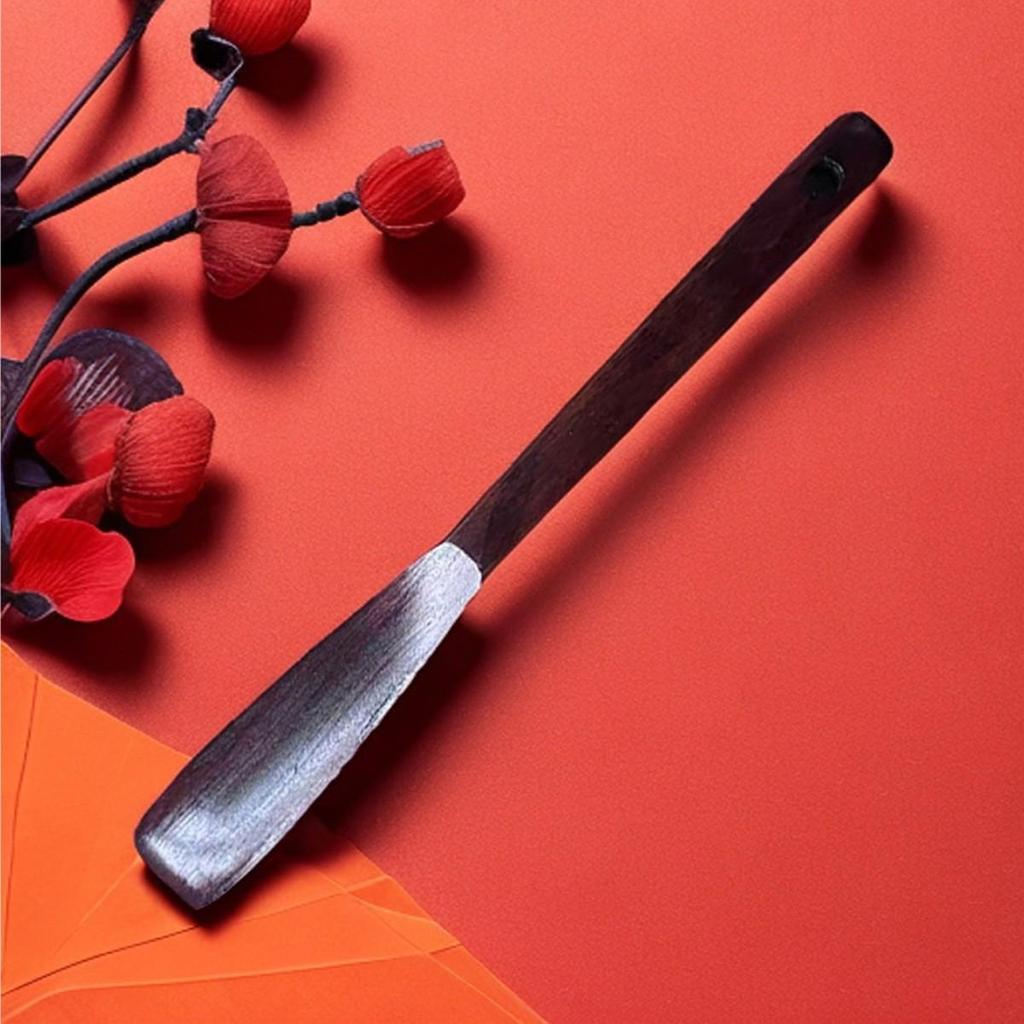 Solid Wood Long Handle Shoehorn - No-Bend Shoe Remover & Portable Puller