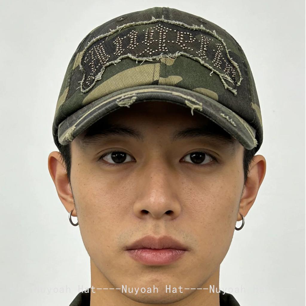 New Men Women Camouflage Patched Hot-dipped Letters Baseball Hats Sunshade Leopard Print Versatile Personal Peaked Caps Fashion