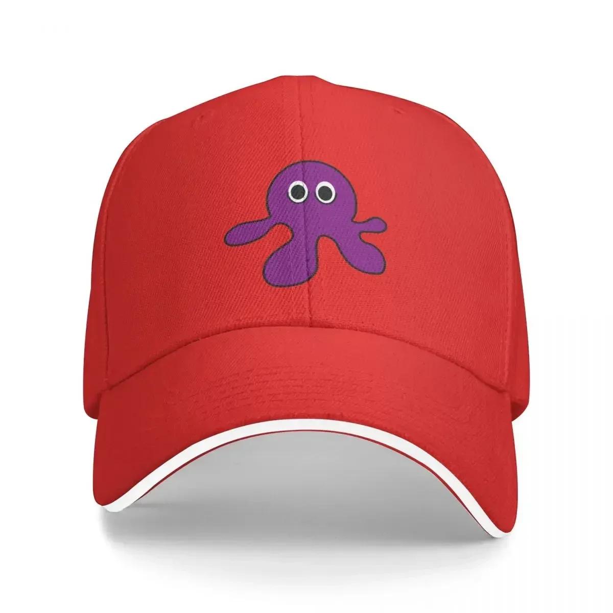 Purple Squid Baseball Cap Thermal Visor Sun Cap For Girls Mens