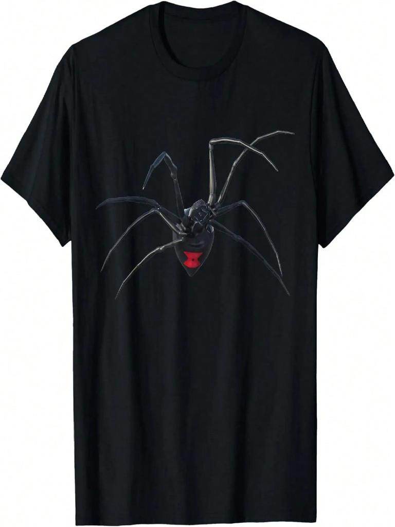 Realistisches Spinnen-T-Shirt für Insektenliebhaber