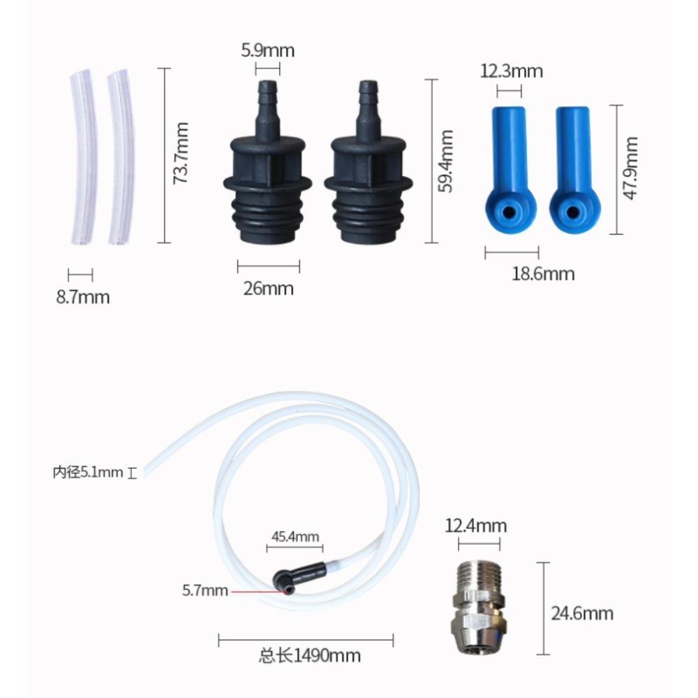 Multi-Functional Brake Fluid Change Tool - Vacuum Extractor Pot for Brake/Clutch Bleeding & Power Steering Oil Suction