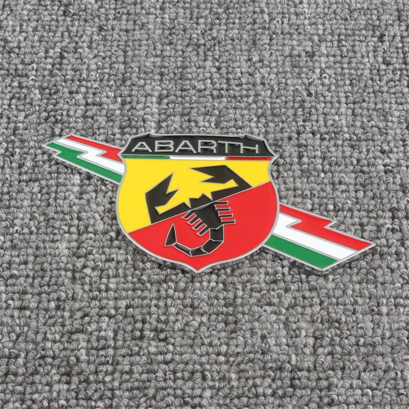 HOT Car 3D Metal Sticker Emblem Badge Decals Accessories Fiat Abarth 500 Tipo FR Punto Ducato Stilo Palio Bravo Pondo Viaggio